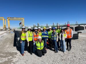 Women in construction Week, Group tour of the Contech facility plant.