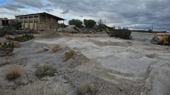 Remote desert terrain and existing site conditions at Corn Creek Field Station, Desert National Wildlife Refuge, Nevada