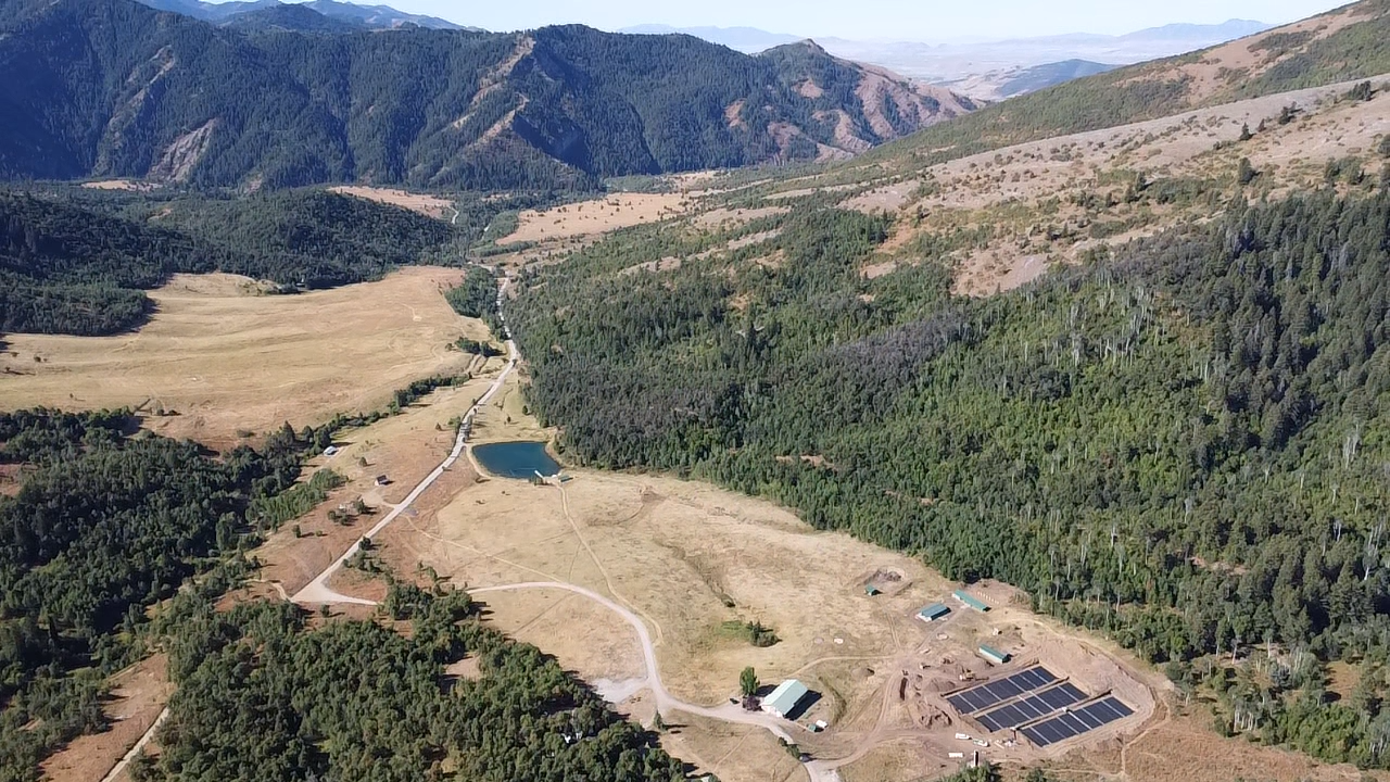 Site photo of the Hull Valley Campground located in Preston Idaho